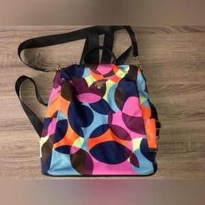 💎 Multi Colored Conruser Backpack Purse 💎